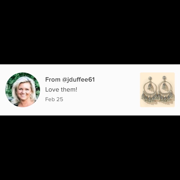 🇮🇳Jhumka Bell Tassel Hoop Silver Earrings Boutique Indian Bollywood Tibetan - Picture 4 of 4